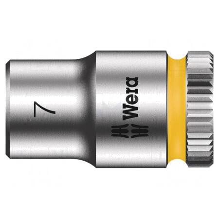 Tubulară 6 Puncte HEX 7mm 1/4 23mm Oțel Crom-Vanadium | Electronic-mag.ro | Componente Electronice
