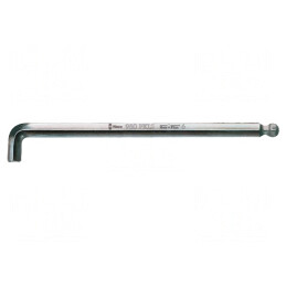 Cheie Imbus Hex-Plus Sferic 6mm 180mm Oțel | Electronic-mag.ro | Componente Electronice