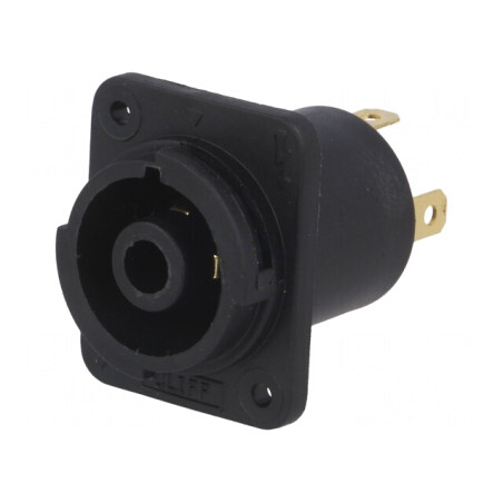 Conector circular 4.8mm lipire CLIFFCON 20A 4 pini | Electronic-mag.ro | Componente Electronice