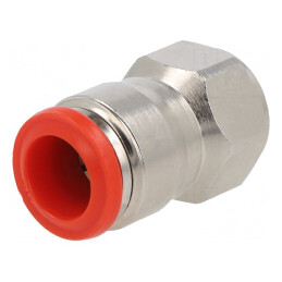 Racord Push-In 1/2" Alamă Nichelată 20bar | Electronic-mag.ro | Componente Electronice