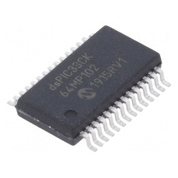 Microcontroler dsPIC 64kB 8kBSRAM SSOP28 0.65mm