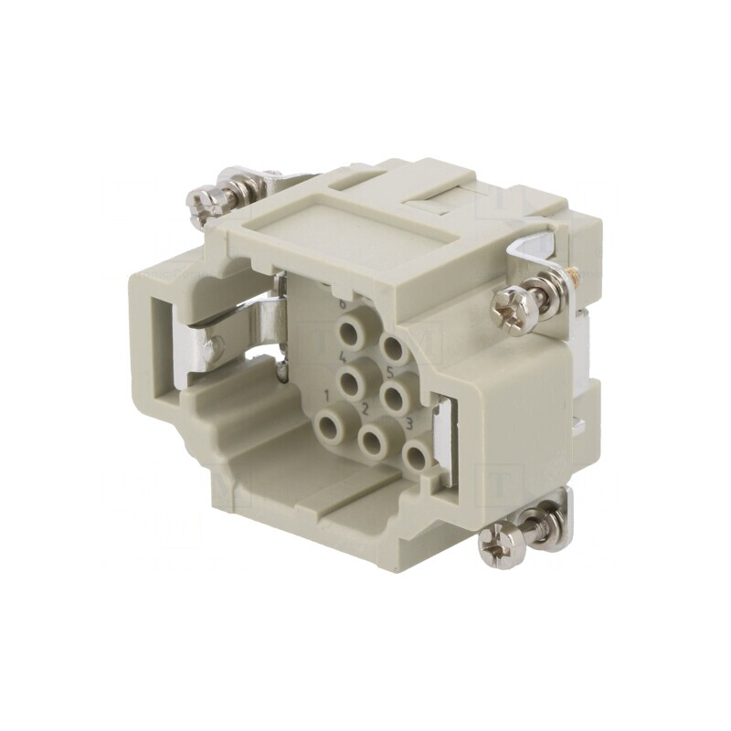 Conector HDC Inserturi Contact Tată 16A 10P | Electronic-mag.ro | Componente Electronice