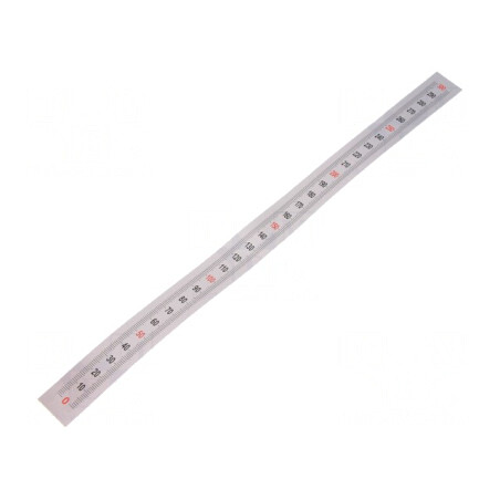 Mini-riglă autoadezivă plastic 11mm | Electronic-mag.ro | Componente Electronice