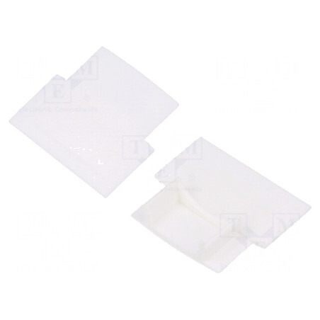 Obturator Alb pentru Profile LED - 10 buc. | Electronic-mag.ro | Componente Electronice