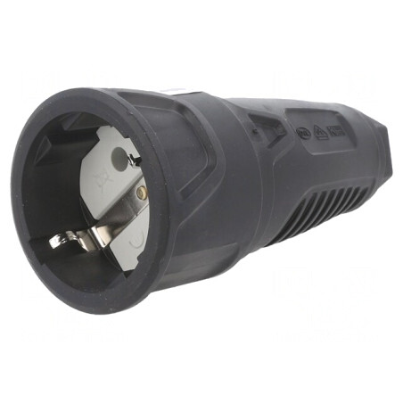 Conector Alimentare AC Mamă 250V 16A Pe Cablu | Electronic-mag.ro | Componente Electronice