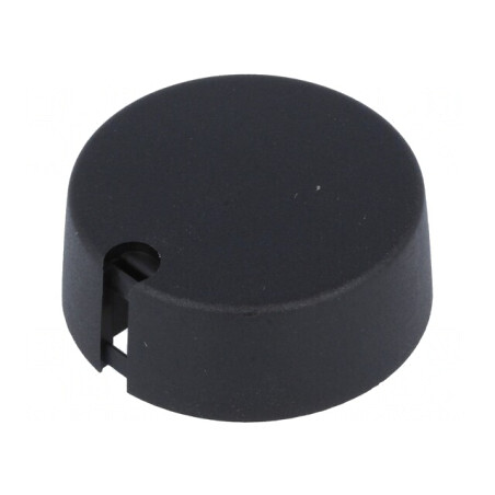 Buton Rotativ Negru cu Indicator Plastic 6mm 40x16mm | Electronic-mag.ro | Componente Electronice