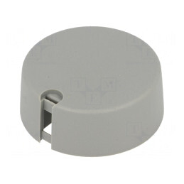 Buton rotativ gri cu indicator 6,35mm Ø40x16mm | Electronic-mag.ro | Componente Electronice