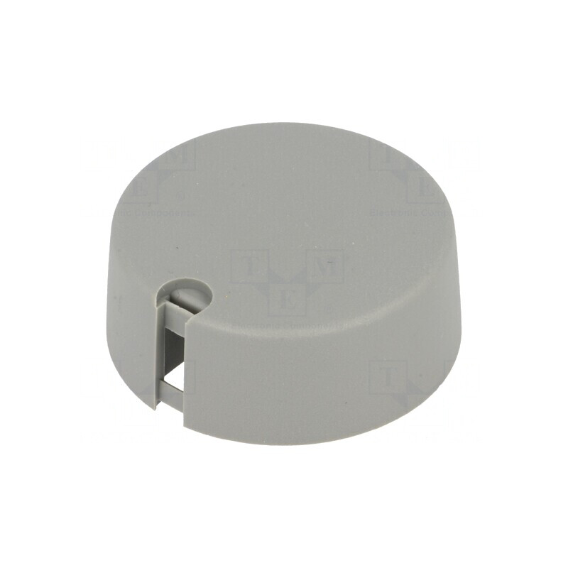 Buton rotativ gri cu indicator 6,35mm Ø40x16mm | Electronic-mag.ro | Componente Electronice