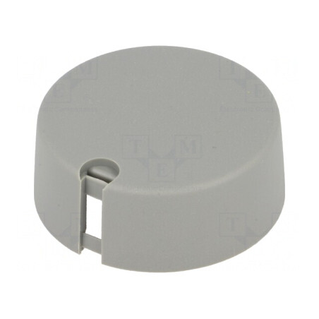 Buton Rotativ Plastic Gri 6mm Ø40x16mm | Electronic-mag.ro | Componente Electronice