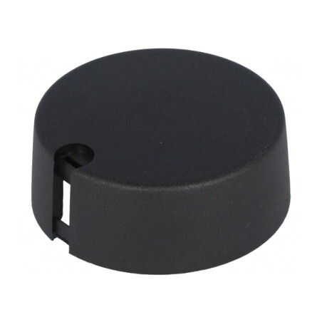 Buton rotativ plastic negru 6mm 40x16mm | Electronic-mag.ro | Componente Electronice