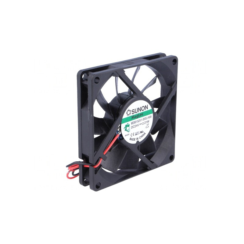 Ventilator Axial DC 24V 80x80x15mm | Electronic-mag.ro | Componente Electronice