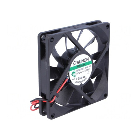 Ventilator Axial DC 24V 80x80x15mm | Electronic-mag.ro | Componente Electronice