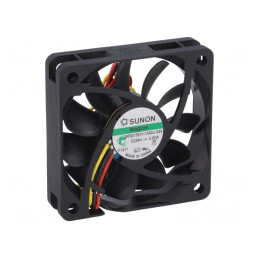 Ventilator axial DC 24V 60x60x15mm 44,85m3/h 34,2dBA | Electronic-mag.ro | Componente Electronice