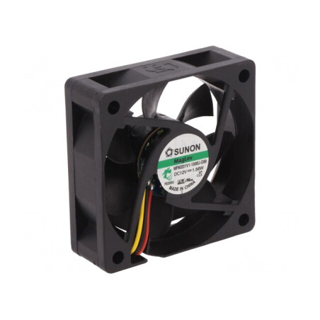 Ventilator axial DC 12V 60x60x20mm 38,87m3/h 33,5dBA | Electronic-mag.ro | Componente Electronice