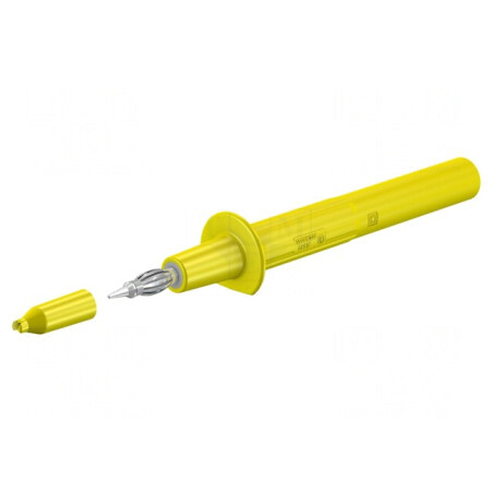 Terminal de măsurare 32A galben 4mm | Electronic-mag.ro | Componente Electronice