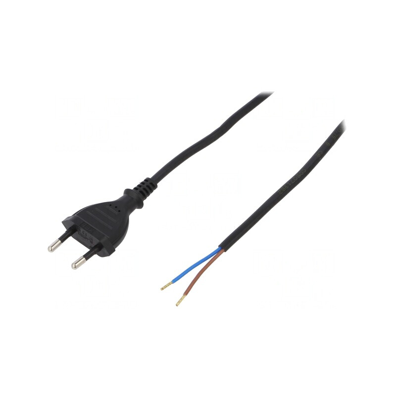 Cablu PVC 2x0,75mm2 5m Negru 2,5A CEE 7/16 | Electronic-mag.ro | Componente Electronice Cablu PVC 2x0,75mm2 5m Negru 2,5A CEE 7/16 | Electronic-mag.ro | Componente Electronice