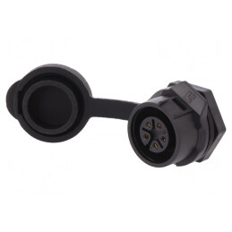 Conector Circular Soclu 16 Mamă 5-Pin Aurit 5A | Electronic-mag.ro | Componente Electronice