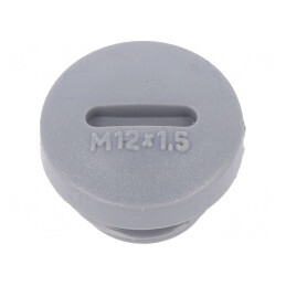 Capac Protecție Poliamidă Gri 6mm - Set 10 Buc. | Electronic-mag.ro | Componente Electronice