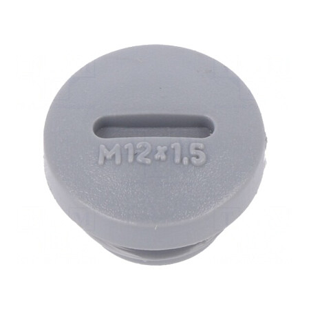 Capac Protecție Poliamidă Gri 6mm - Set 10 Buc. | Electronic-mag.ro | Componente Electronice