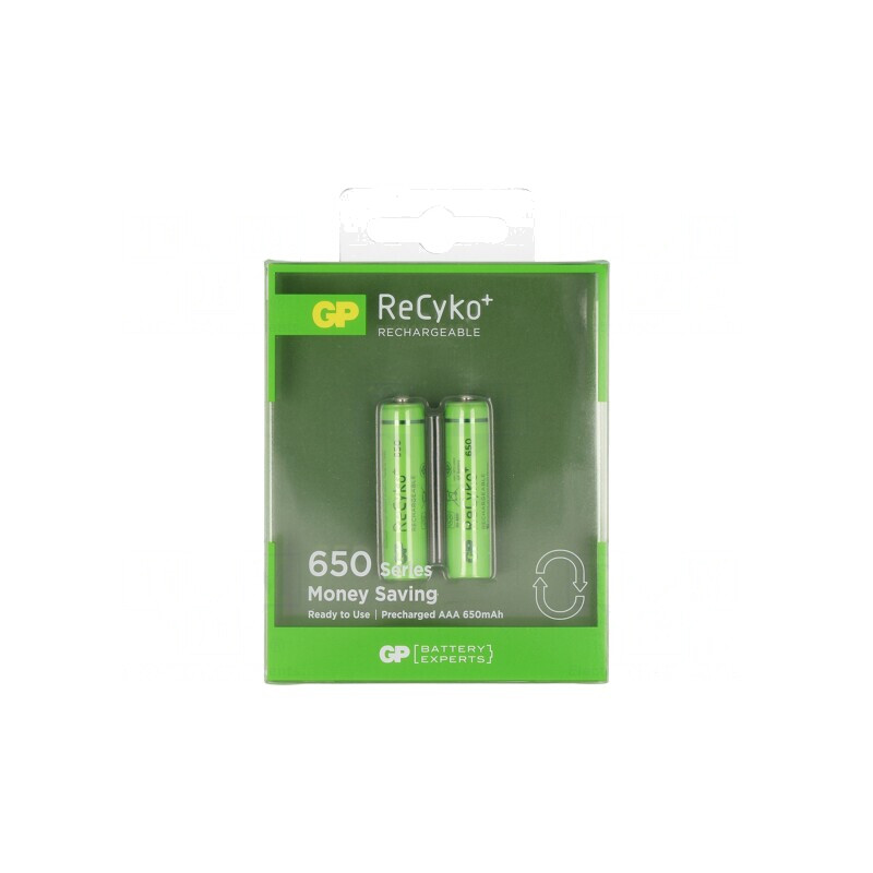 Baterii Reîncărcabile Ni-MH AAA 650mAh 2 Buc. | Electronic-mag.ro | Componente Electronice