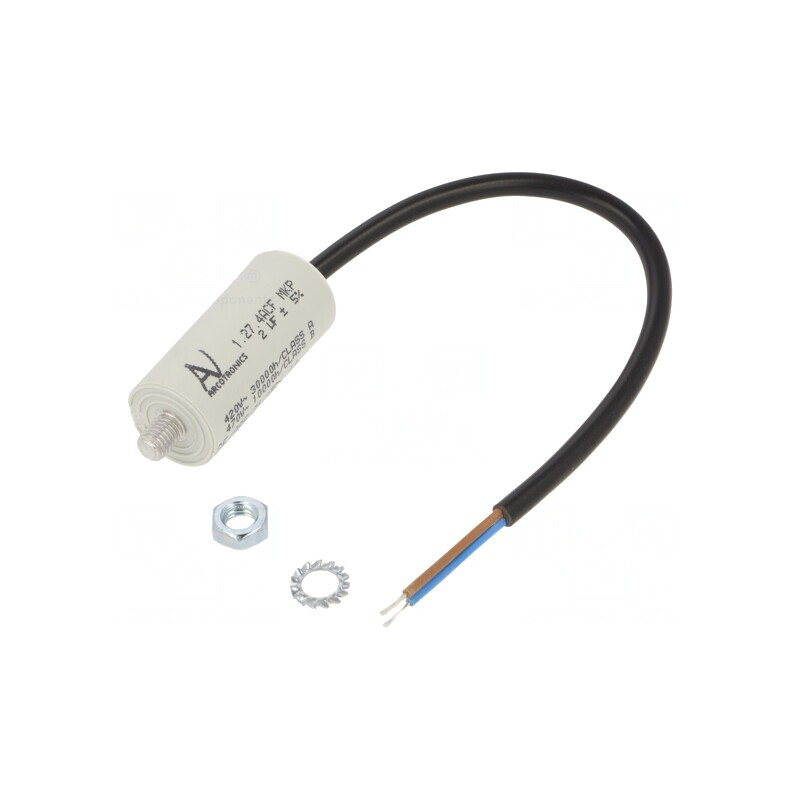 Condensator pentru Motoare 2uF 470VAC | Electronic-mag.ro | Componente Electronice