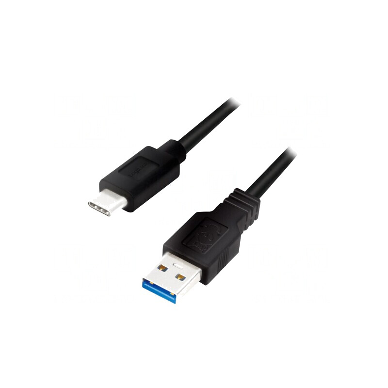Cablu USB 3.2 A la C 1m Negru 5Gbps 15W | Electronic-mag.ro | Componente Electronice
