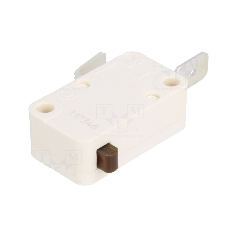 Microîntrerupător SNAP ACTION 10A 250VAC SPST-NO fără manetă | Electronic-mag.ro | Componente Electronice