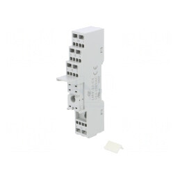 Stativ pentru șină DIN cleme cu arc 8 10A 250VAC | Electronic-mag.ro | Componente Electronice
