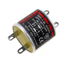 Filtru Anti-Interferențe Alimentare 100nF 4mH pentru Lipit | Electronic-mag.ro | Componente Electronice