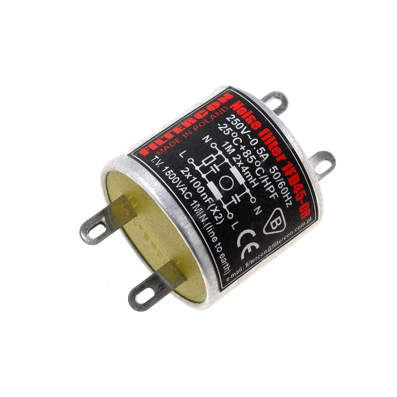Filtru Anti-Interferențe Alimentare 100nF 4mH pentru Lipit | Electronic-mag.ro | Componente Electronice