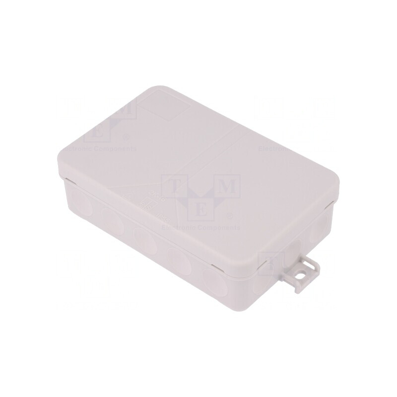 Cutie de conexiuni IP55 85x130x37mm Gri | Electronic-mag.ro | Componente Electronice