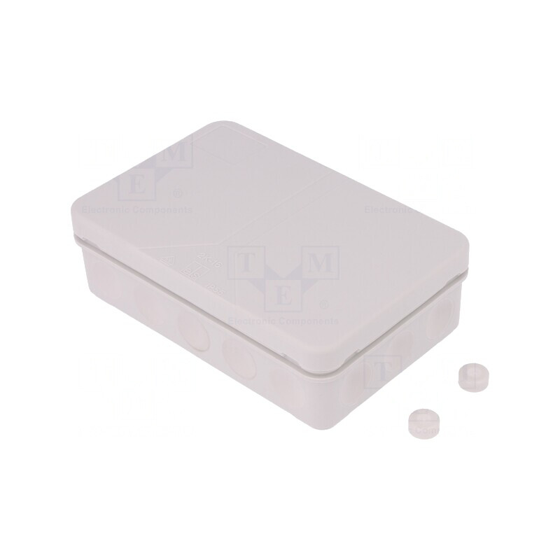 Cutie de Conexiuni IP55 Gri 85x130x37mm | Electronic-mag.ro | Componente Electronice
