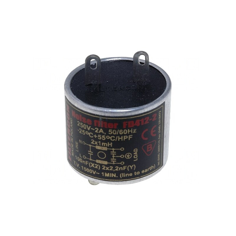 Filtru Anti-Interferențe Alimentare 100nF 2,2nF 1mH | Electronic-mag.ro | Componente Electronice