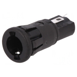 Clema Siguranțe 5x20mm 250V Panou Neagră | Electronic-mag.ro | Componente Electronice