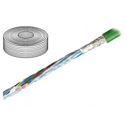 Cablu de testare hibrid verde chainflex CF884