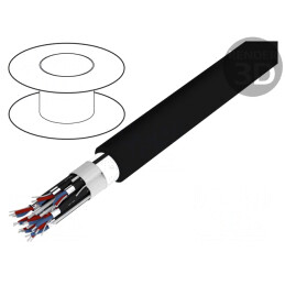 Cablu Difuzor HELUSOUND 8x2x0,22mm Negru | Electronic-mag.ro | Componente Electronice