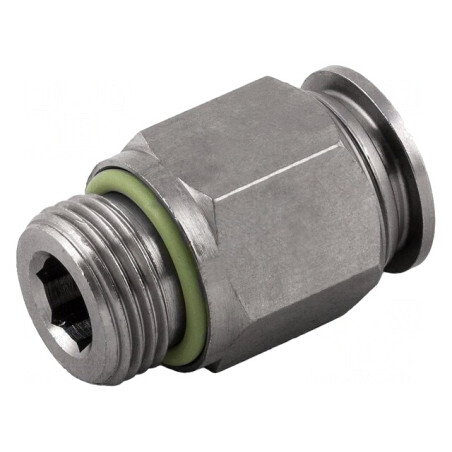 Racord Push-In Bronz Nichelat 1/8" -0.99÷20bar | Electronic-mag.ro | Componente Electronice