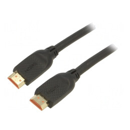 Cablu HDMI 2.0 3m Negru PVC | Electronic-mag.ro | Componente Electronice