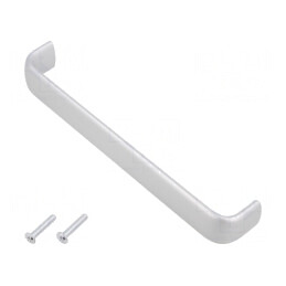 Manetă Aluminiu Naturală 32mm x 201mm x 25,5mm | Electronic-mag.ro | Componente Electronice