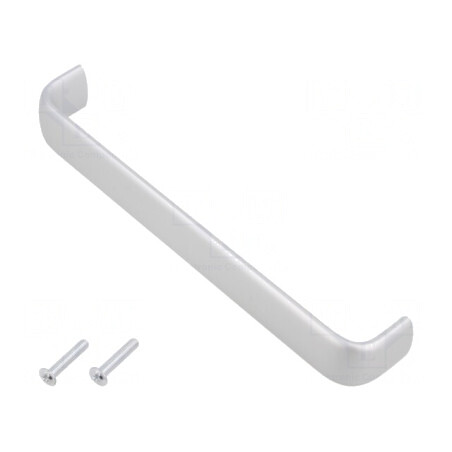 Manetă Aluminiu Naturală 32mm x 201mm x 25,5mm | Electronic-mag.ro | Componente Electronice