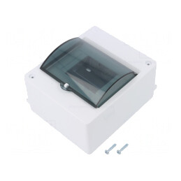 Carcasă albă pentru aparatură modulară IP20 400V 5 module | Electronic-mag.ro | Componente Electronice