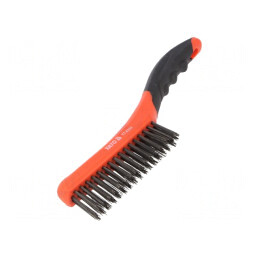 Perie fir oțel plastic 260mm 4 șiruri | Electronic-mag.ro | Componente Electronice