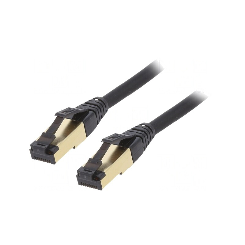 Patch cord S/FTP Cat 8 LSZH negru 1,5m | Electronic-mag.ro | Componente Electronice Patch cord S/FTP Cat 8 LSZH negru 1,5m | Electronic-mag.ro | Componente Electronice