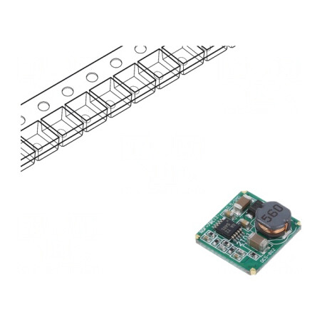 Convertor DC/DC 15-36V la 12V 0.5A SMD SMT | Electronic-mag.ro | Componente Electronice
