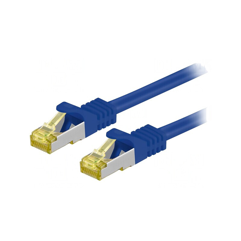 Patch Cord S/FTP Cat 6a Cu LSZH Albastru 3m | Electronic-mag.ro | Componente Electronice Patch Cord S/FTP Cat 6a Cu LSZH Albastru 3m | Electronic-mag.ro | Componente Electronice