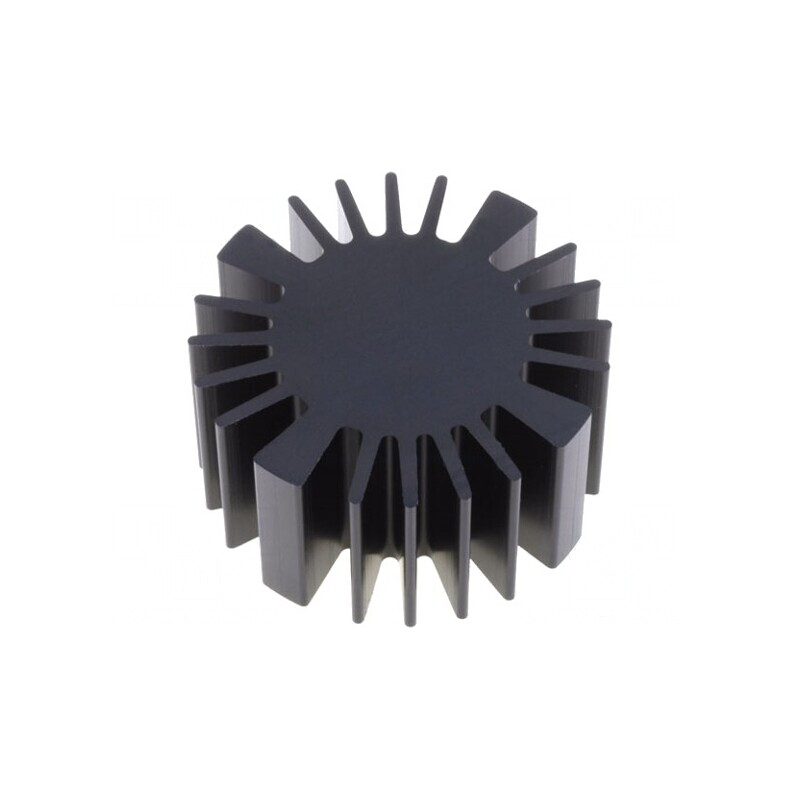 Radiator LED Negru 50mm x 25mm | Electronic-mag.ro | Componente Electronice