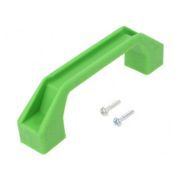 Manetă Plastic Verde 120mm cu Șuruburi | Electronic-mag.ro | Componente Electronice