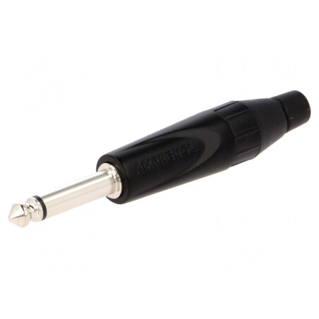 Mufă Jack 6.3mm Mono Drept pe Cablu Lipire | Electronic-mag.ro | Componente Electronice