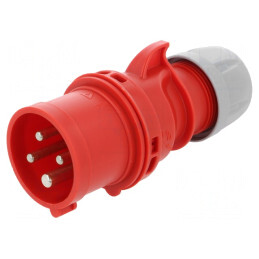 Conector alimentare trifazat 16A 400VAC IP44 | Electronic-mag.ro | Componente Electronice