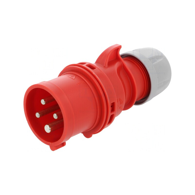 Conector alimentare trifazat 16A 400VAC IP44 | Electronic-mag.ro | Componente Electronice